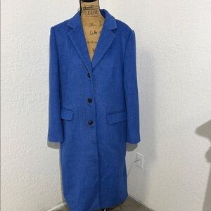 LOFT Blue Long  Coat